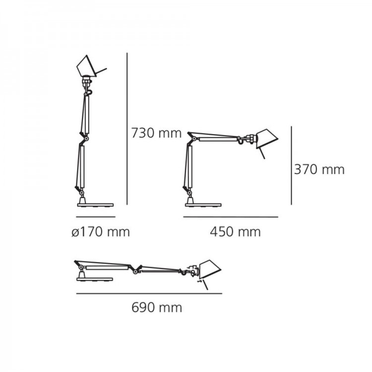  Artemide · Tolomeo Micro · 0011860A