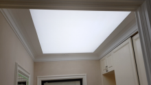 Светящийся натяжной потолок светодиодный