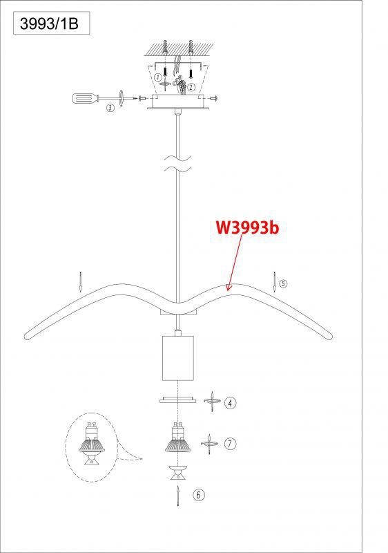  Odeon Light · Volo · 3993/1B
