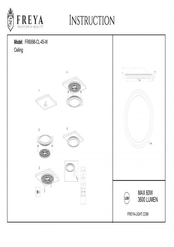  Freya · Halo · FR6998-CL-45-W