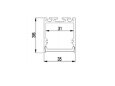  Профиль подвесной [2 м] Arlight SL-LINE-3535-2000 ANOD 019306
