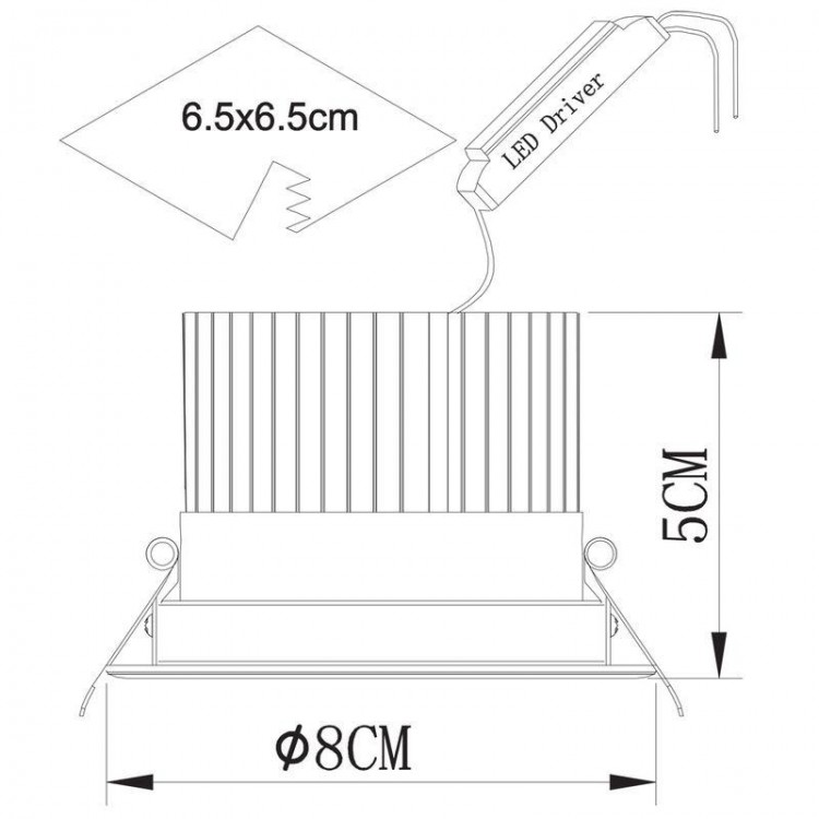  Arte Lamp · Apertura · A3307PL-1WH