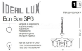  Люстра Ideal Lux BON BON SP6 NERO