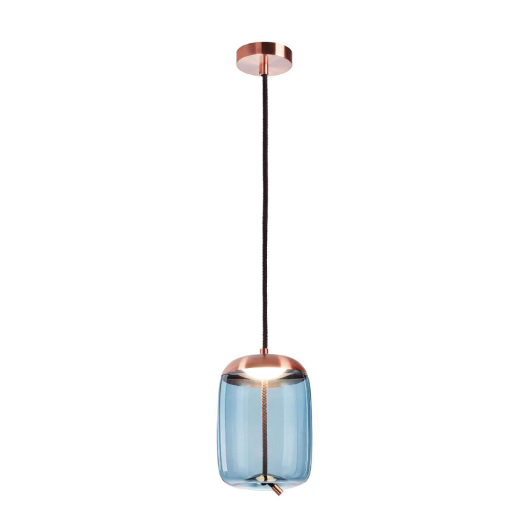  Подвесной голубой стеклянный светильник Loft It Knot 8133-C