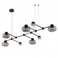 Люстра чёрная подвесная светодиодная ST Luce Vallo SL6005.403.08
