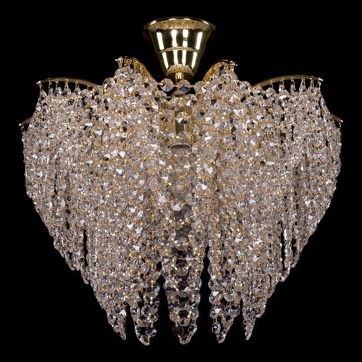  Люстра на штанге Bohemia Ivele Crystal 7731/10/G