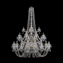 Подвесная люстра Bohemia Ivele Crystal 1402/20+10+5/530/h-206/3d/G