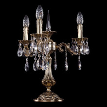 Настольная лампа декоративная Bohemia Ivele Crystal 7001/3/125-51/A/GB