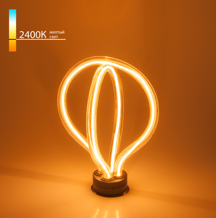  Светодиодная лампа Elektrostandard Art filament BL151 double round 8W 2400K E27