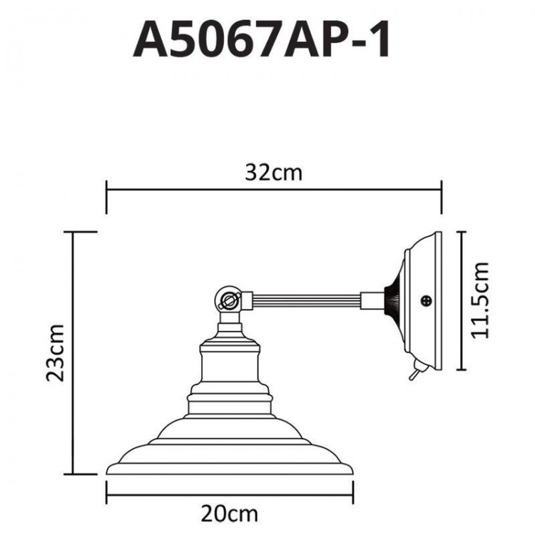  Arte Lamp · A5067 · A5067AP-1WH