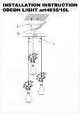  Odeon Light · Carolis · 4035/18L