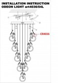  Odeon Light · Fiuggi · 4036/54L