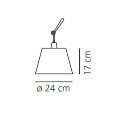  Artemide · Tolomeo Sospensione Decentrata · 0372050A