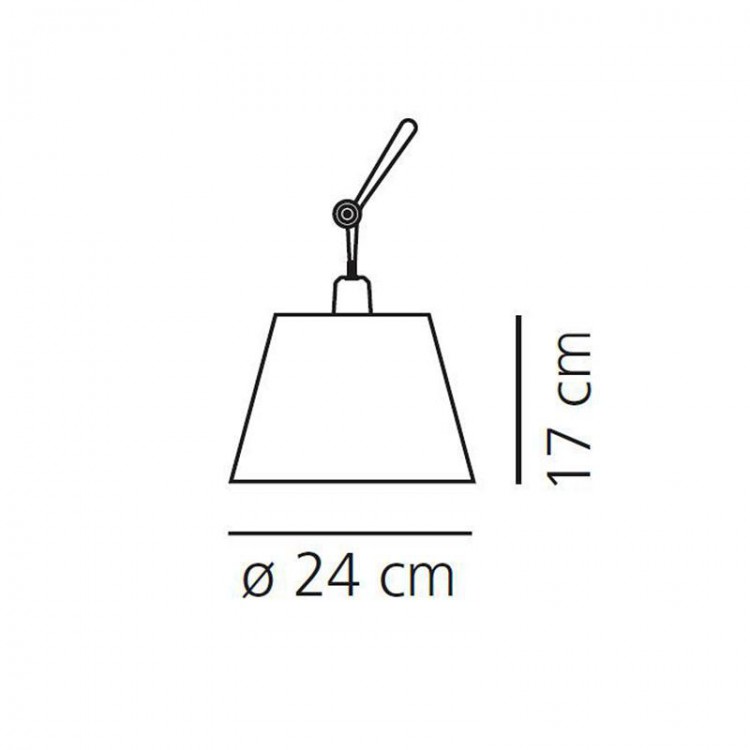  Artemide · Tolomeo Sospensione Decentrata · 0372050A