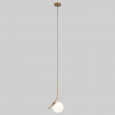  Подвесной светильник шар Eurosvet Frost Long 50159/1 латунь 