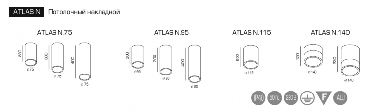  FALDI · ATLAS N · ATLAS N95.230.15