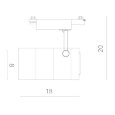 Arte Lamp · Cinto · A2707PL-1WH