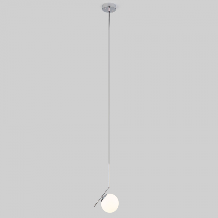  Подвесной светильник шар хром Eurosvet Frost Long 50159/1 Chrome