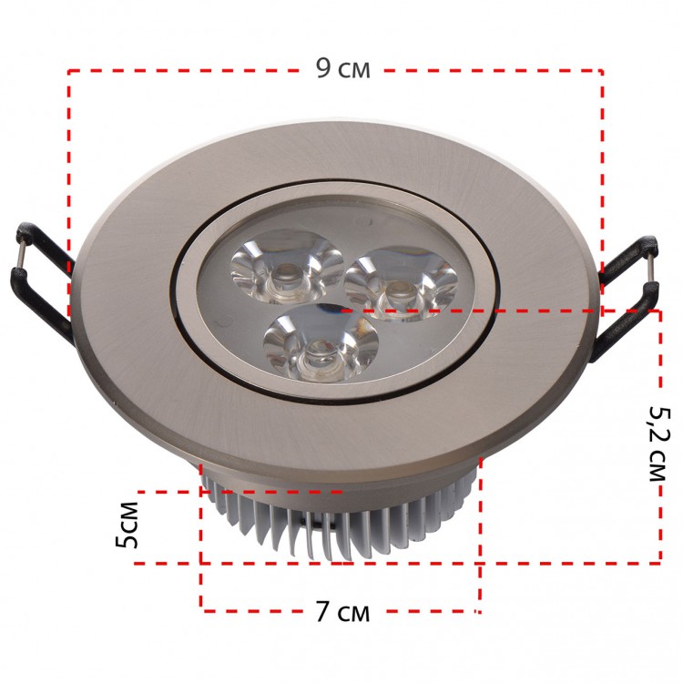  Встраиваемый светильник MW-Light Круз 637012103
