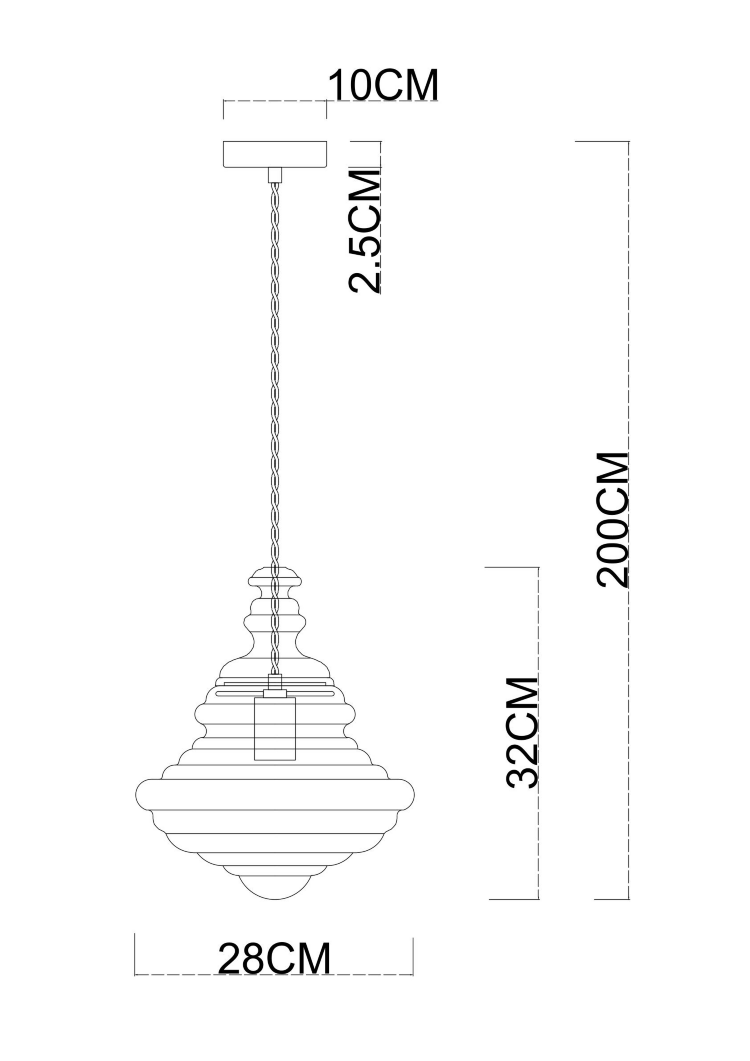  Светильник подвесной стеклянный Divinare Maumee 5003/02 SP-1