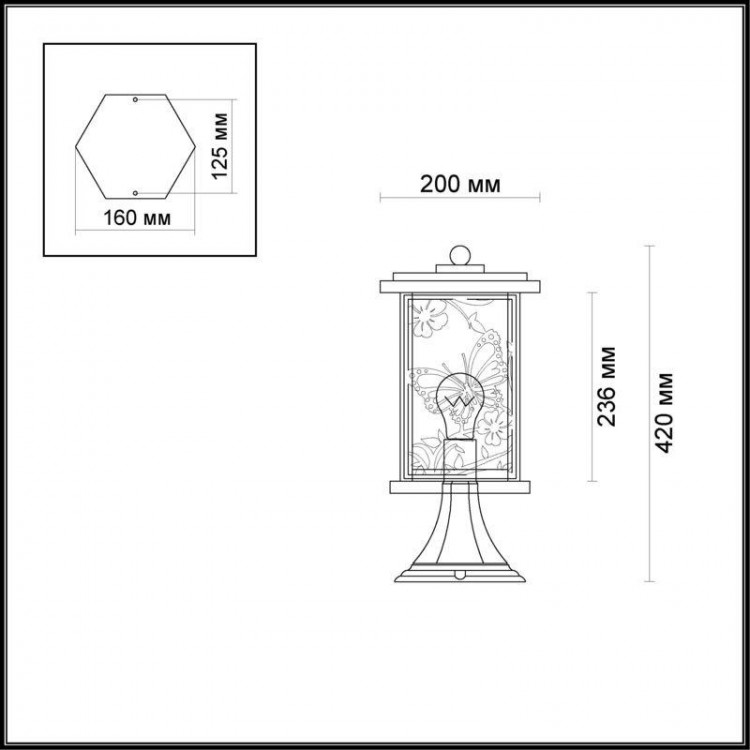  Odeon Light · Papion · 4038/1B