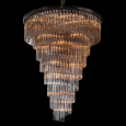  Каскадная хрустальная люстра Timothy Oulton Paradise Spiral Chandelier Large