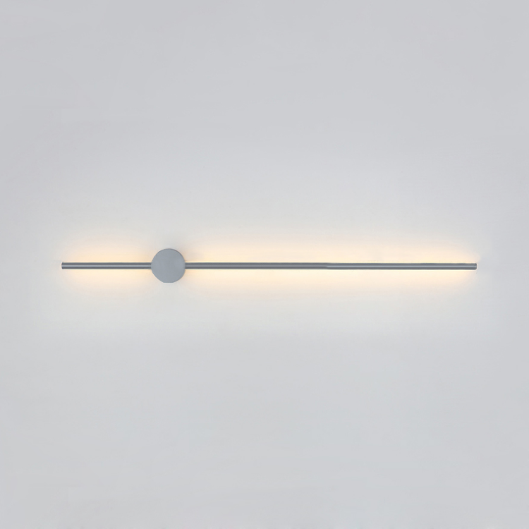  Светильник настенный в виде стержня с led подсветкой KEMMA KEMMA-WALL 01 L Gray