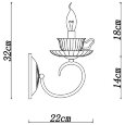  Arte Lamp · A1750 · A1750AP-1AB