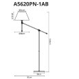  Arte Lamp · A5620 · A5620PN-1AB