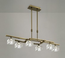 Люстра на штанге Mantra Zen Antique Brass 1433