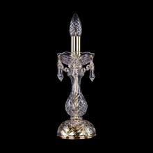 Настольная лампа декоративная Bohemia Ivele Crystal 5700/1-27/G/Drops