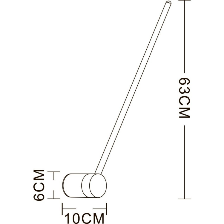  Настенный светодиодный светильник Arte Lamp Polis A2027AP-1GO