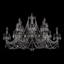 Подвесная люстра Bohemia Ivele Crystal 1702/6+6/335+150/C/NB