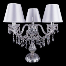 Настольная лампа декоративная Bohemia Ivele Crystal 5703/3/141-39/Ni/SH21-160