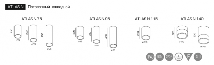  FALDI · ATLAS N · ATLAS N75.300.20