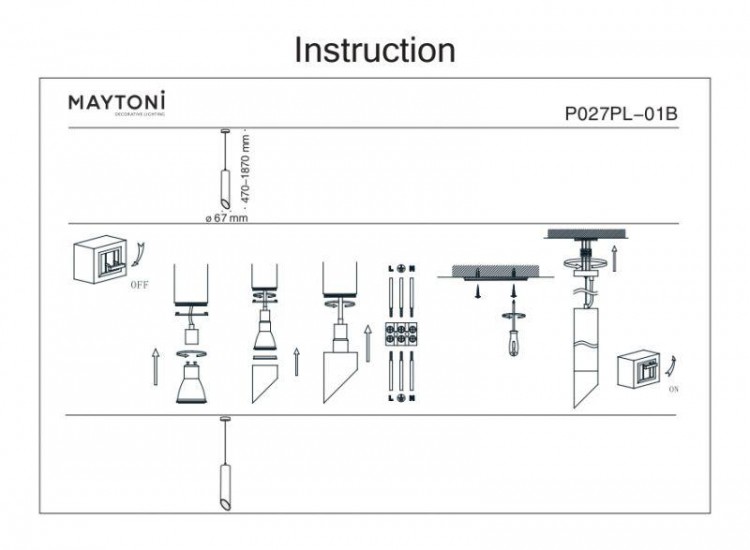  Maytoni · Vela · P027PL-01B