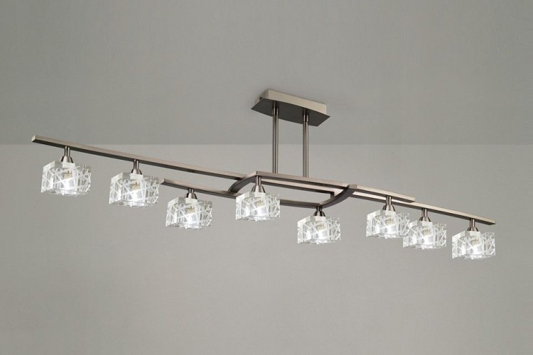  Люстра на штанге Mantra Zen Satin Nickel 1442