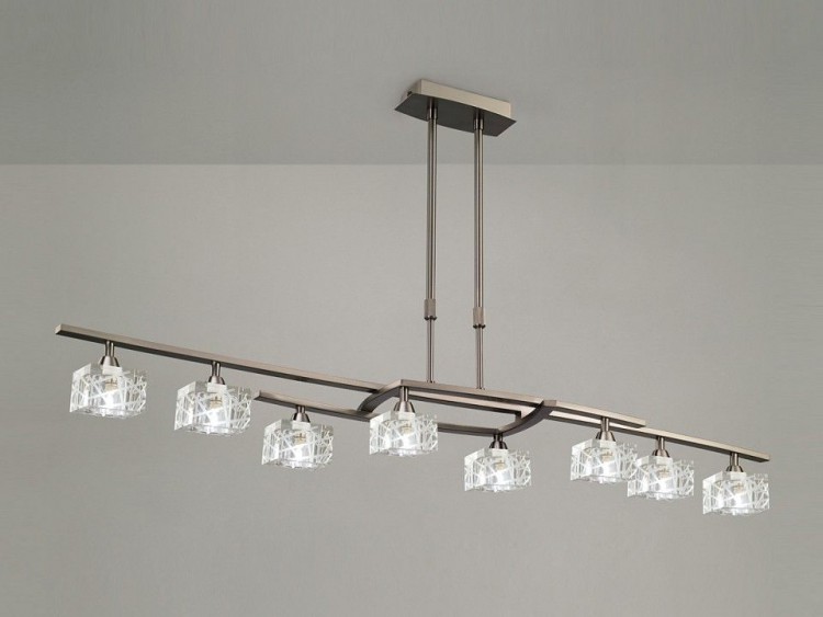  Люстра на штанге Mantra Zen Satin Nickel 1444