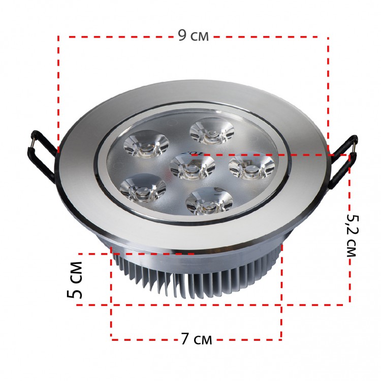  Встраиваемый светильник MW-Light Круз 637013506