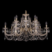 Подвесная люстра Bohemia Ivele Crystal 1702/7+7/335+150/C/GW